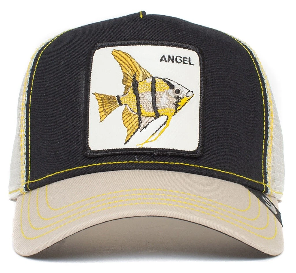 Goorin Bros Animal Farm Trucker Baseball Snapback Hat Sick Lid Angel Fish  RARE