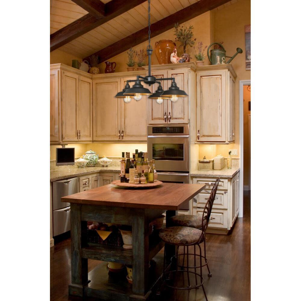 Westinghouse 6345000 Iron Hill 4 Light 25-3/16"W Shaded - Bronze