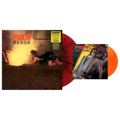 Ratt / Out Of The Cellar 40th Ann red & black Splatter LP