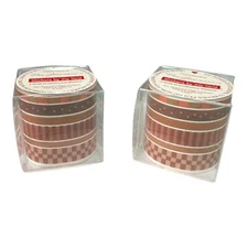 Mrs. Grossman's Stickers By The Yard Two 6ft(2Yd) Continuous Sticker Rolls Spice