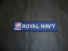 NEW British Royal Navy TRF Unit ID Name Badge Working Dress Waterproofs