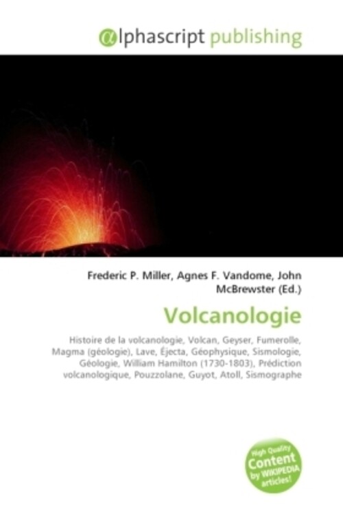 Thumbnail - Frederic P. Miller (u. A.) | Volcanologie | Taschenbuch | Englisch