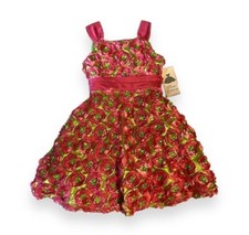 Rare Editions Floral Girl's Dress - Size 10-12