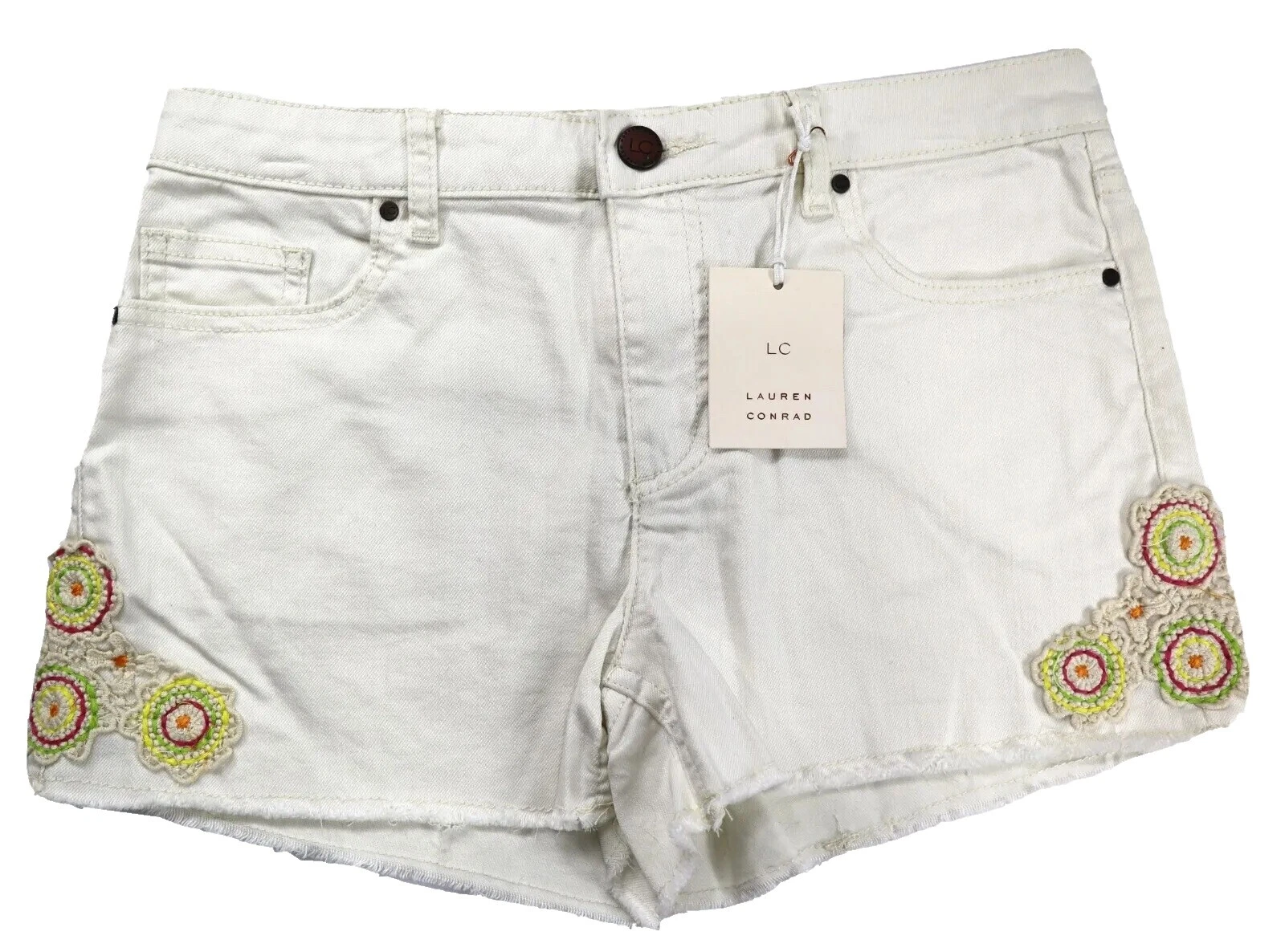 Mujer LC Lauren Conrad Mezcla de Algodón Pantalones Cortos para mujeres