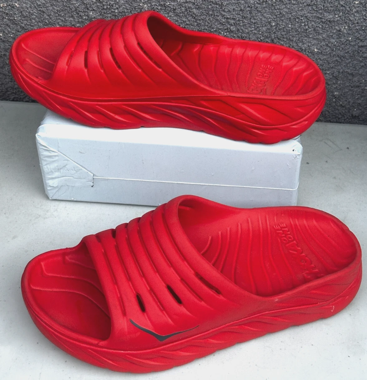 Hoka One One Sandalo Slip On Uomo TG:12 Salmone 