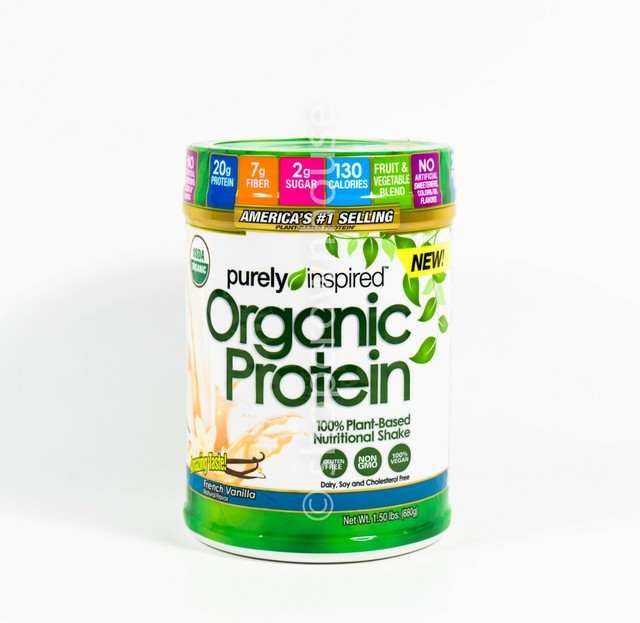 1 Purely Inspired Organic Protein FRENCH VANILLA 1.5lbs Powder Vegan 12/11//2021 eBay