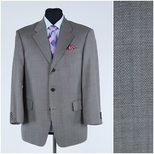 Mens Grey Blazer 42S UK Size WESTBURY Wool Sport Coat Jacket