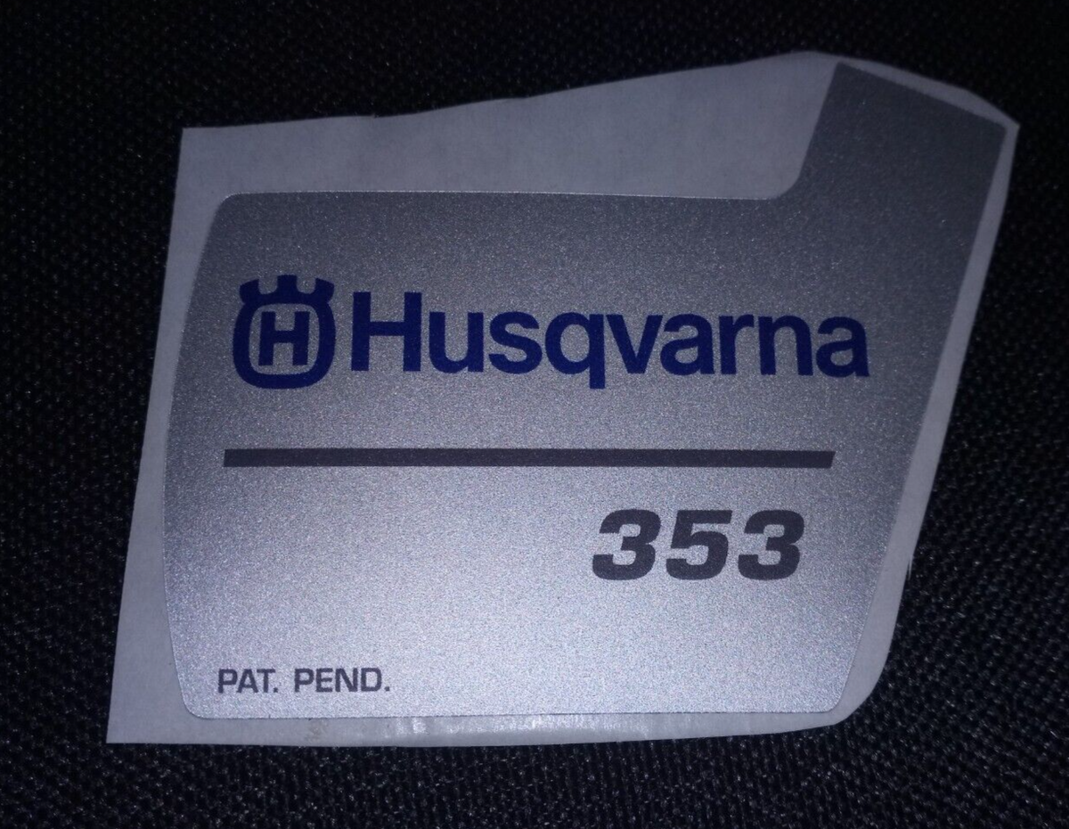 Decalcomania Originale Husqvarna 455 Rancher &ndash; Adesivo Avviabile 537323306