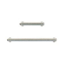 Cosmetic Button Set Power Volume for Samsung Galaxy S10 Lite Silver Replacement