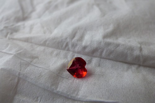 CRUZEIRO HEART SHAPE TOPAZ RED 8.00MM X 8.00MM LOOSE GEMSTONE TCW 2.18CTS