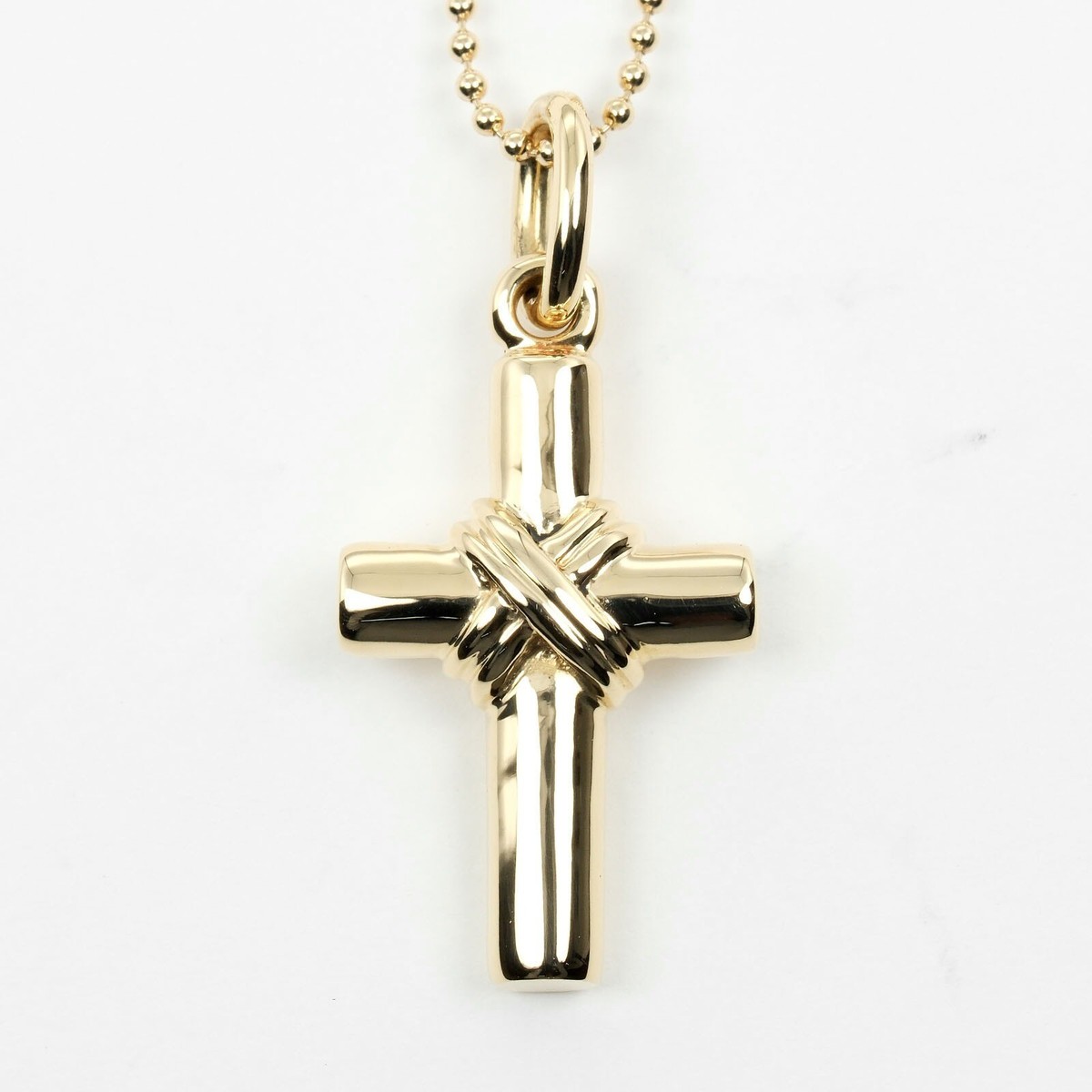 Tiffany & Co. Signature Cross Necklace 18K YG Yellow Gold Tiffany & Co. Signature Cross Necklace 18K YG Yellow Gold