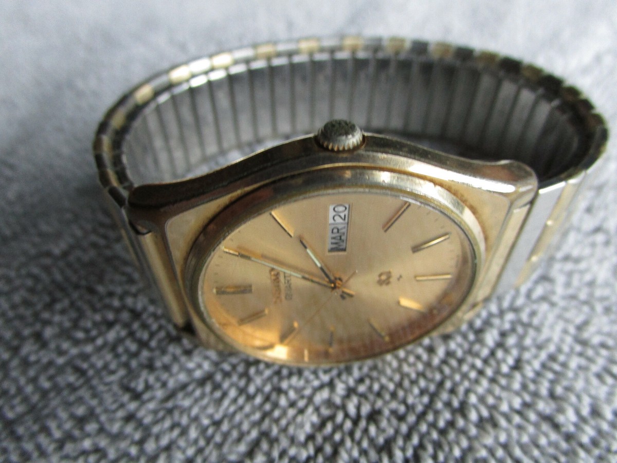 Seiko Quartz SQ Date Watch Speidel Band 160-67PPP | eBay