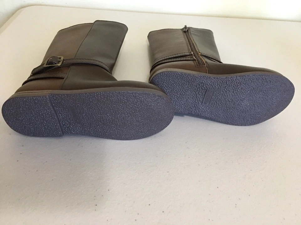 Nuevo Gymboree Cosmic Club Marrón Botas Zapatos Niña Niño 8,10 Foto 3 de 3