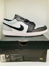 Air Jordan 1 Low 9.5 UK Black/Grey/White