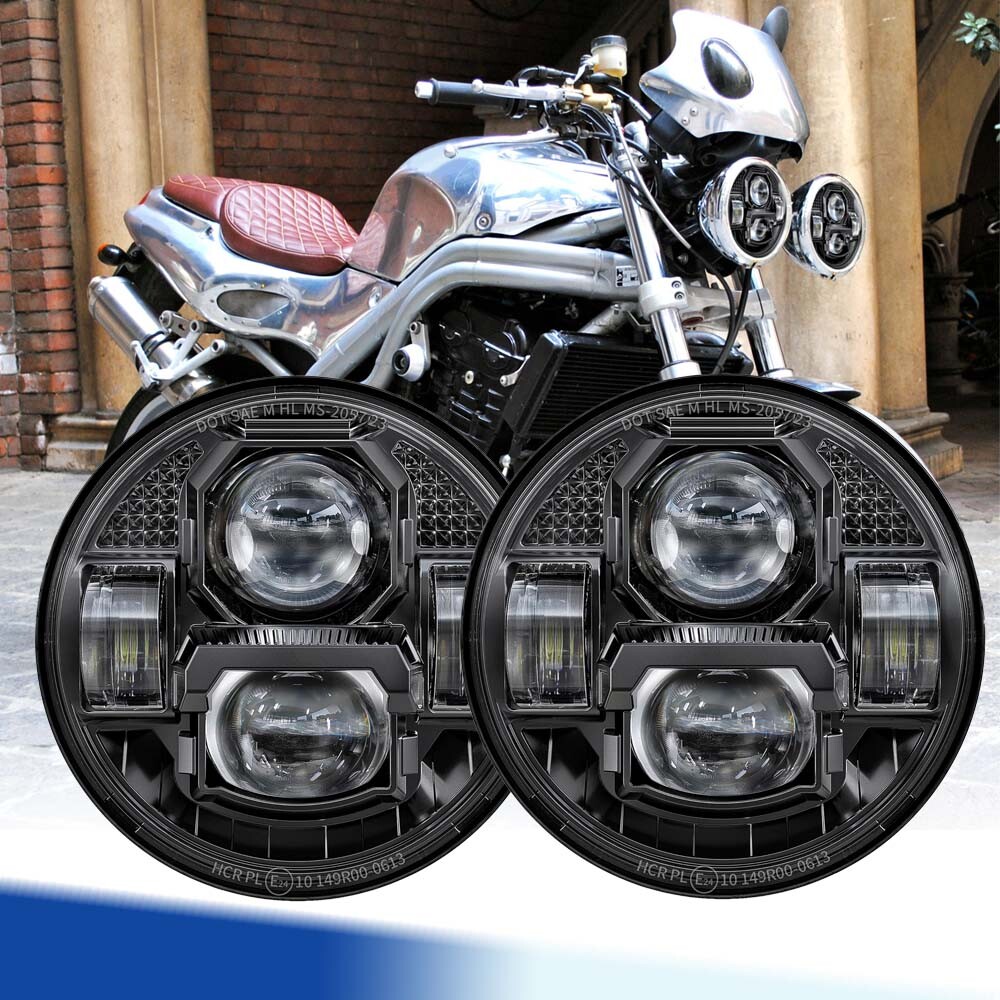 2X5.75'' LED Headlight for Triumph Speed/Street Triple T509 955