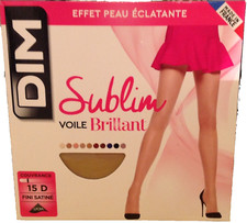 Vintage Pantyhose Dim Sublim Color Neutral Size 2 BQUE1