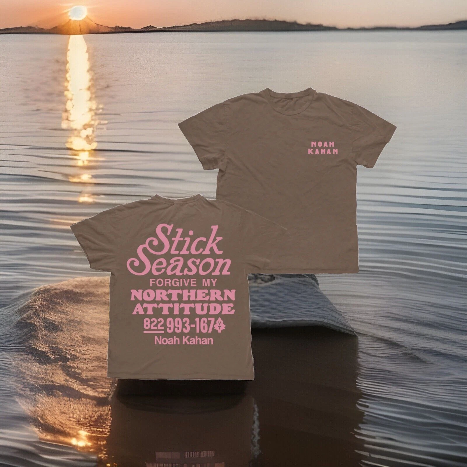 Noah Kahan Northern Attitude Tee New Never Worn