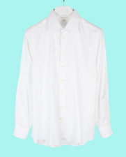 SUITSUPPLY Traveller Slim Fit Formal Shirt Men's 42/15 3/4 Spread White