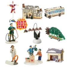 National Lampoon Christmas Vacation Village Griswold Holiday House Decor Gift