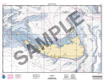 NOAA Waterproof Custom Chart (NCC) - A2 (16.5 x 23.4)