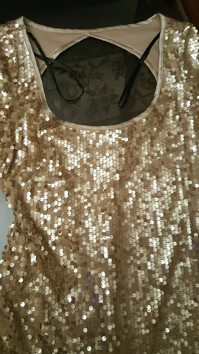 NWT Arden B sexy gold sequence Dress size M | eBay NWT Arden B sexy gold sequence Dress size M | eBay