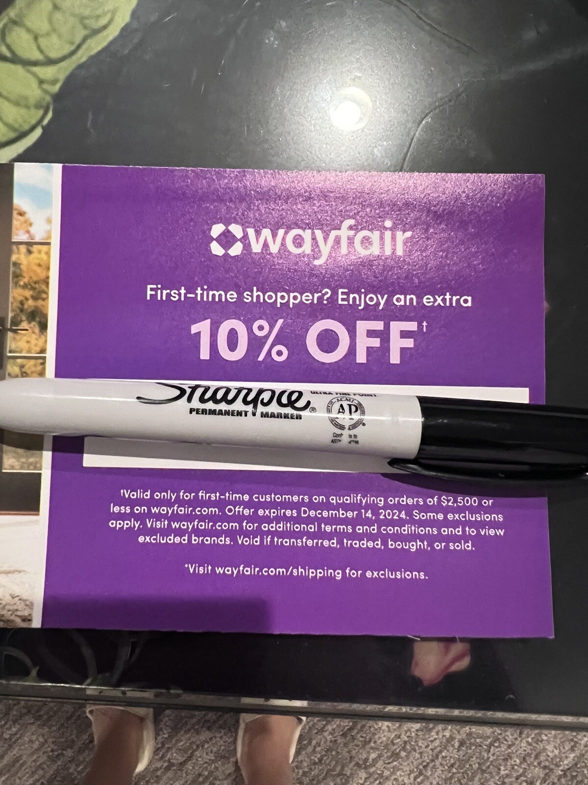 Wayfair coupon for extra 10 off for first time shoppers expire Dec 14