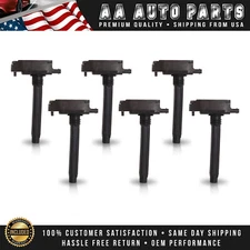 6pcs Ignition Coil Pack for 16-24 Jeep Grand Cherokee V6 3.6L 68223569AD UF807