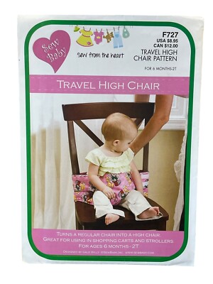 UNCUT FF Sewing Pattern F727 SEWBABY Travel High Chair
