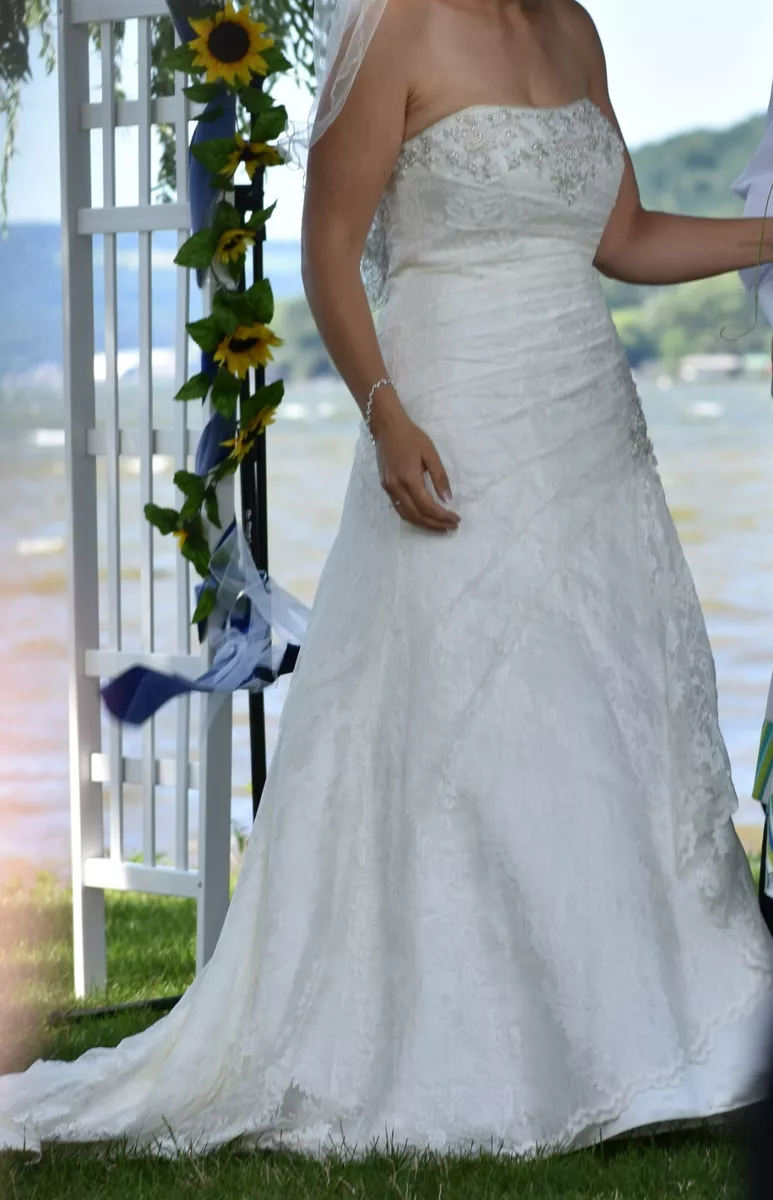 davids bridal wedding dress