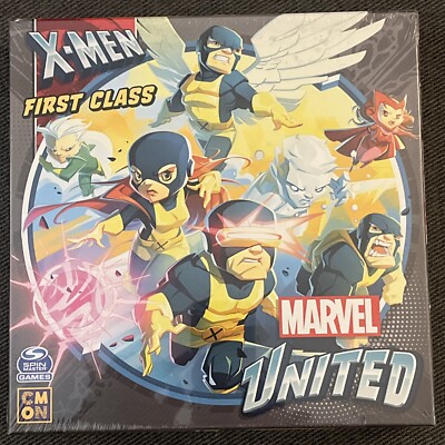 MARVEL United X-MEN First Class Board Game Expansion (2022) NEW CMON Spin Master