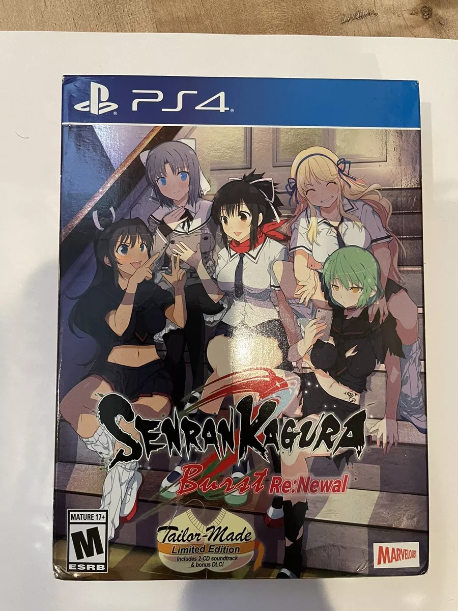 Senran Kagura Burst Re NEWAL At The Seams Edition PS4 NO GAME SEALED  SOUNDTRACK