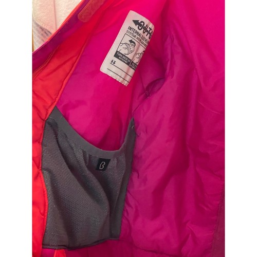 Columbia Omni tech youth girls ski snow board jacket size L orange pink hooded - Picture 5 of 11