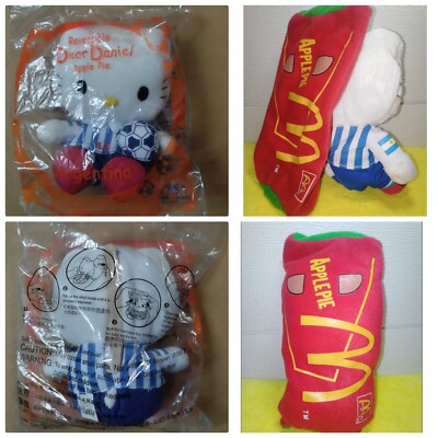 Hello Kitty Dear Daniel FIFA '02 Argentina Mc Apple Pie Reversible Plush Sealed