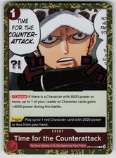 Time for the Counterattack OP14-018 Foil The Azure Sea's Seven Near Mint EN