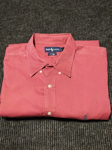Ralph Lauren Blake Shirt Men XXL Cotton Black/Blue Check Blue Pony Button Down - product listing photo