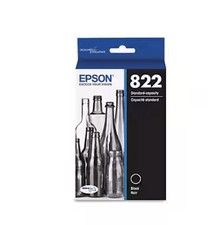 Epson T822 Black Standard Yield InkCartridge T822120-S