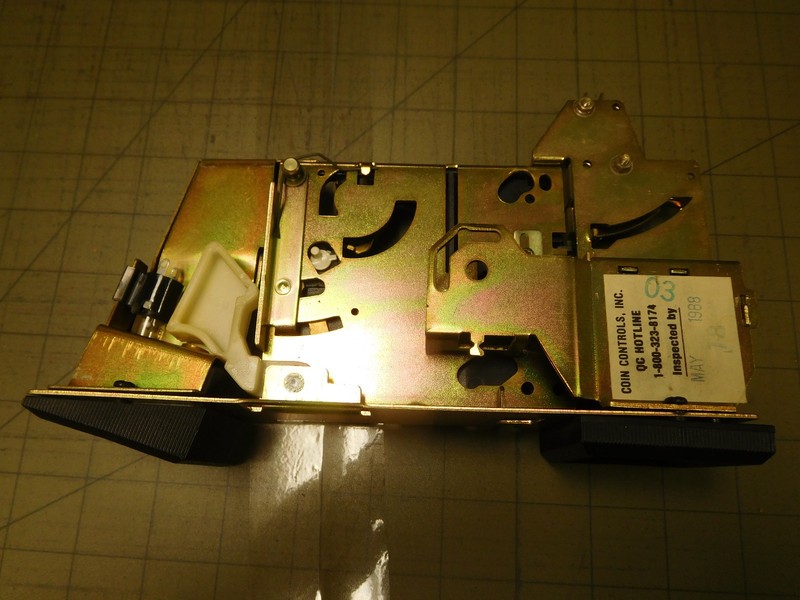 Vintage New Arcade Game Single Slot Coin Door with $.25 cent coin mech