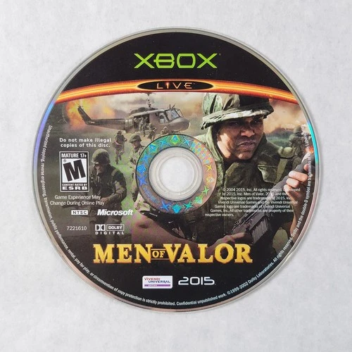 Men of Valor - Loose Microsoft Original Xbox Disc