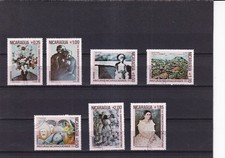 SA31b Nicaragua 1982 Airmail - Nicaraguan Paintings used stamps.