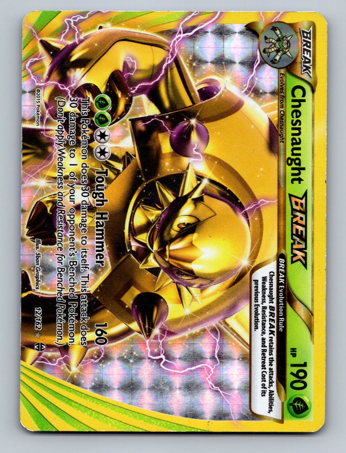 Chesnaught BREAK Ultra Rare XY - BREAKthrough 12/162 NM
