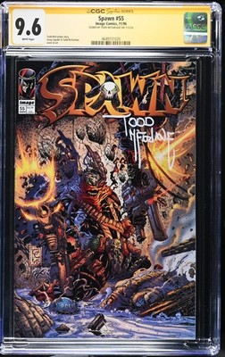 Spawn #55 CGC SS 9.6 signed Todd McFarlane NM+ 1996