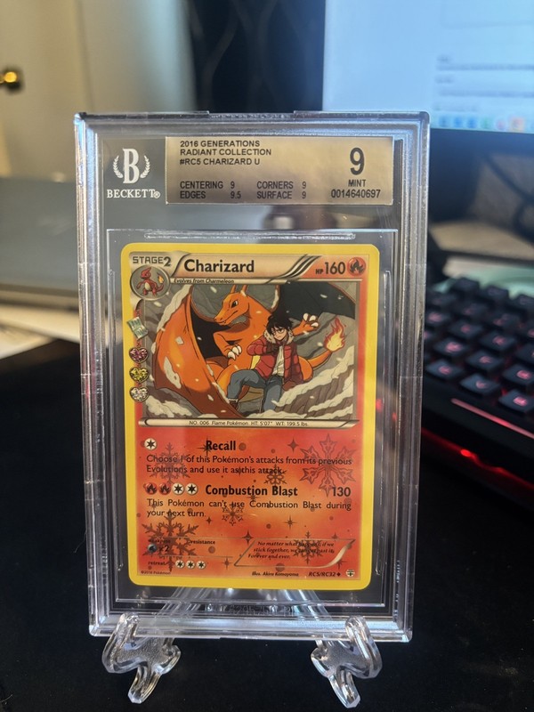 2016 Pokemon XY Generations Radiant Collection RC5 5 Charizard BGS 9 MINT