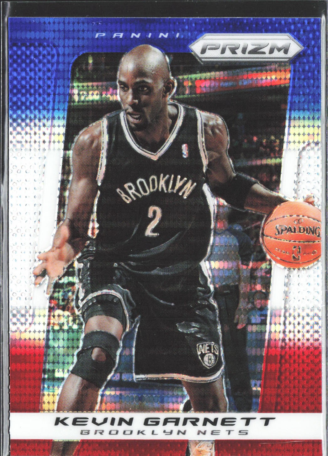 2013-14 Panini Prizm #21 Kevin Garnett Blue White and Red Pulsar Prizm