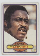 1980 Topps Larry Little #406 HOF 0z0n