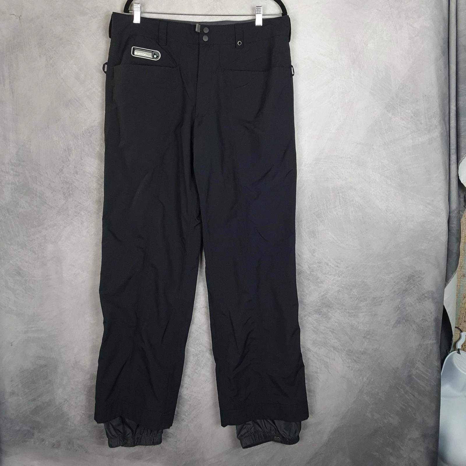 Burton Snowboard Pants Mens XL Black Ski Nylon Shell Winter