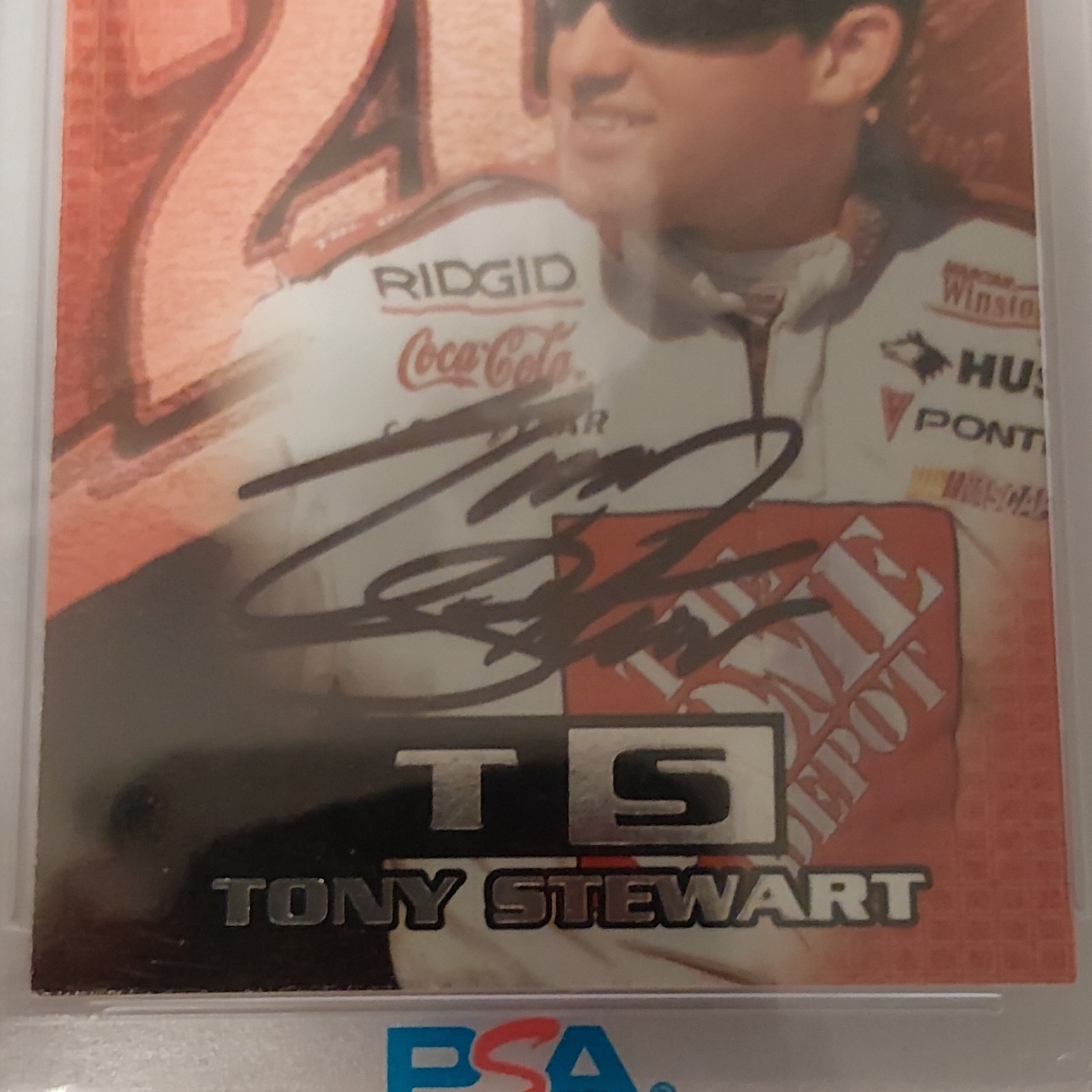 Wheels High Gear 2000 Tony Stewart #PROMO 1/1 Hard Signed Auto PSA/DNA 85581370 view 4