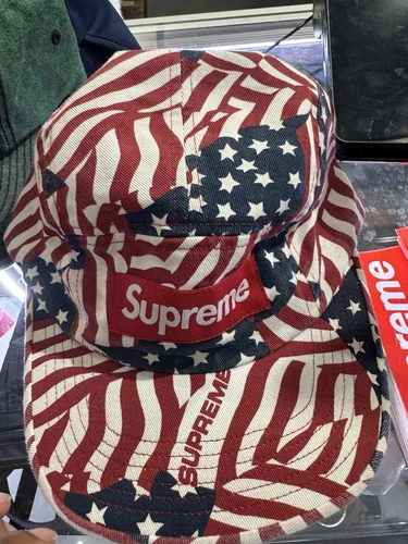 Casquette de camp en sergé chino lavé SUPREME 20SS