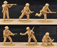 Airfix WWII British Infantry 11 in 6 poses - 1990s production mint dealer stock