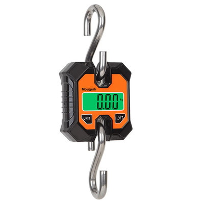 Digital Hanging Scales Portable Heavy Duty Crane Scale 100 Kg 200 Lb 2 AAA Batte