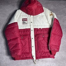 Rare Vintage 80's Swingster Nascar Winston Cup Puffer Coat Mens Medium